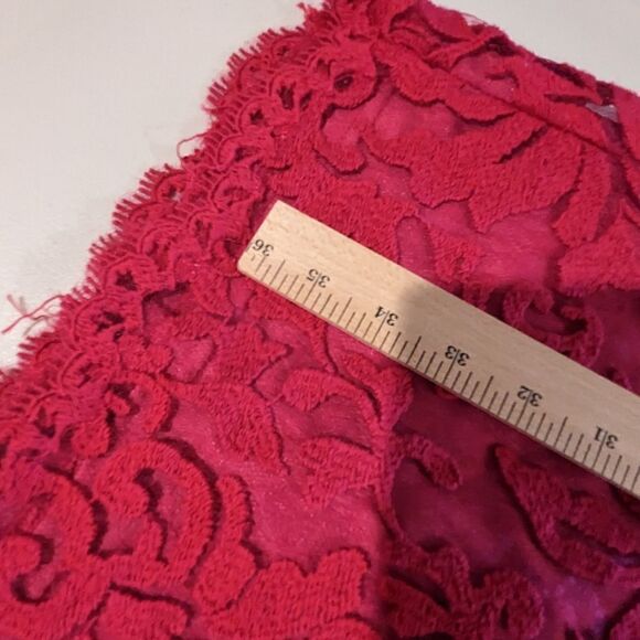 Tadashi Shoji fuschia lace dress size 6 - Picture 12 of 15